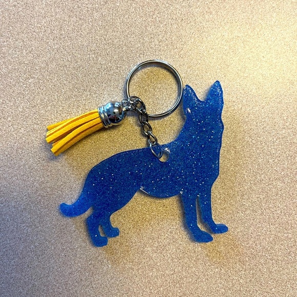 Hand Crafted Other - 🎉🎉3x HP🎉🎉 Handmade German Shepard Keychain